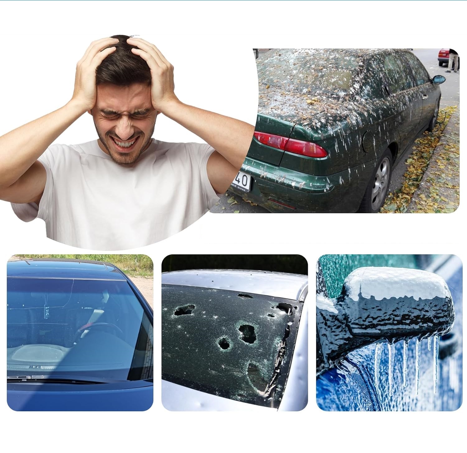 plachta na auto proti krupobitiu